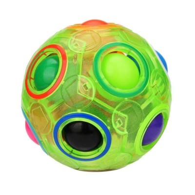 Дитяча головоломка мячик Орбо Rainbow ball Smart Cube салатовий
