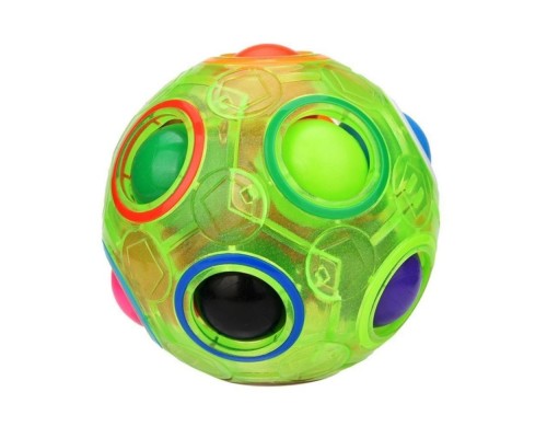 Дитяча головоломка мячик Орбо Rainbow ball Smart Cube салатовий