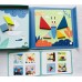 Дерев’яний магнітний танграм Tooky Toy – розвиваюча гра