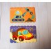 Дерев'яна головоломка Збери картинки з паличок MUQIY Toys Пазли палички Транспорт