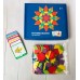 Дерев'яна геометрична мозаїка пазл з картками, 155 деталей PATTERN BLOCKS