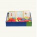  Дерев'яна геометрична мозаїка пазл з картками, 130 деталей PATTERN BLOCKS