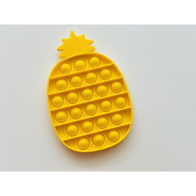 Сенсорна іграшка антистрес Pop it Fidget з бульбашками Simple dimple ананас