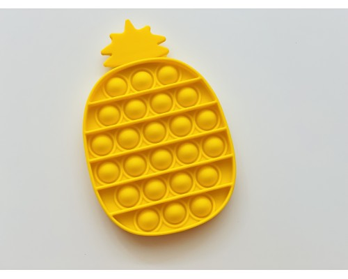 Сенсорна іграшка антистрес Pop it Fidget з бульбашками Simple dimple ананас