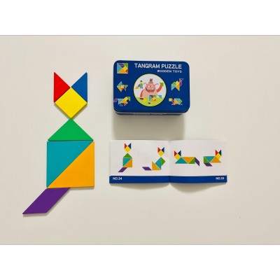  Дерев'яна ігра Puzzle Wooden Toys TANGRAM