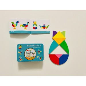 Дерев'яна ігра Puzzle Wooden Toys EGG