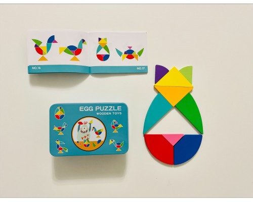 Дерев'яна ігра Puzzle Wooden Toys EGG