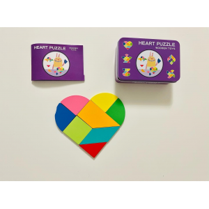 Дерев'яна ігра Puzzle Wooden Toys HEART