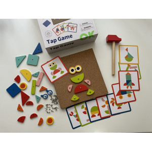 Дерев'яна гра Tooky Toy апплікація з молоточком