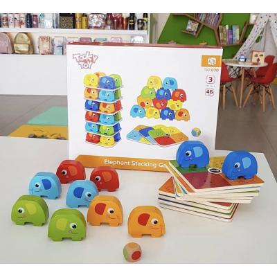 Дерев'яна гра Tooky Toy Слоники