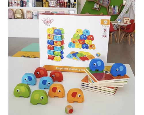 Дерев'яна гра Tooky Toy Слоники