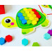 Гра повтори зобреження Mosaic Puzzle Равлик та Черепашка Tooky Toy (пошкоджена упаковка)