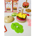 Дерев'яна гра Tooky Toy Приготуй Бургер з картками