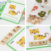 Дерев'яна гра 100 Pieces Spelling game англійський алфавіт та гра ерудит Treehole	