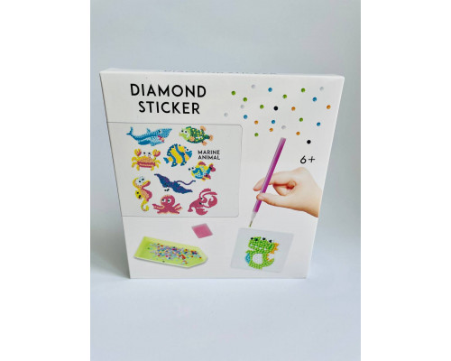 Набір для дитячої творчості Діамантова мозаїка DIY Зроби сам Diamond Sticker Океан