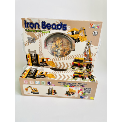 Набір для творчості ТЕРМОМОЗАЇКА 3d іron beads 3000 деталей Транспорт