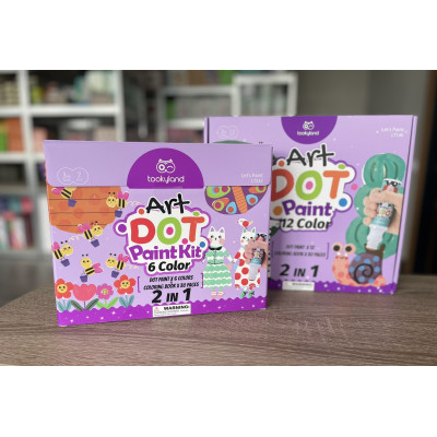 Набір для малювання Tookyland Точкова живопис, 6 кольорів