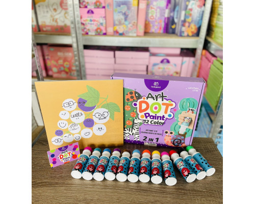 Набір для малювання Tookyland крапковий живопис для малюків 12 кольорів