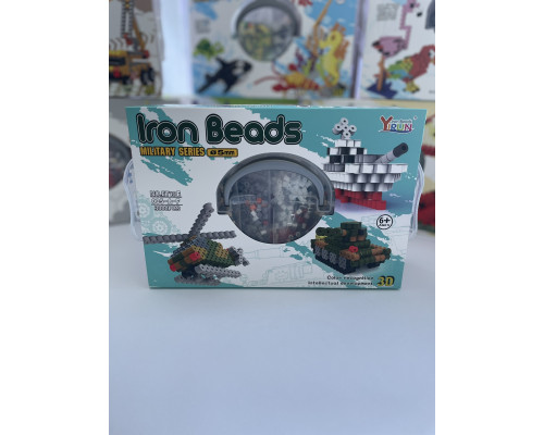 Набір для творчості Yirun термомозаїка 3d іron beads 3000 деталей Військова техніка